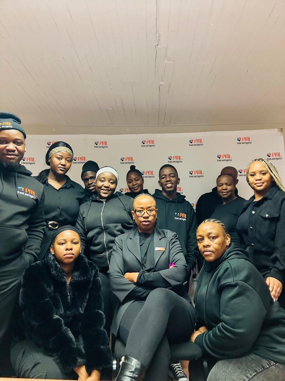 PML Travel and Logistics staff at a company event